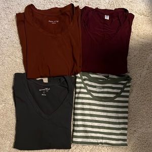 4 bundle 3 old navy 1 Ava viv short sleeve t-shirts size XXL